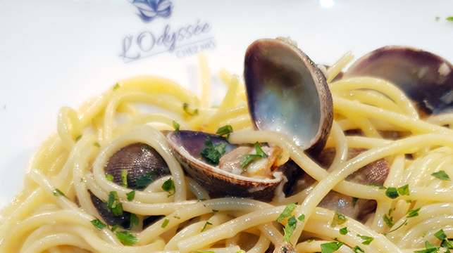 spaghetti aux palourdes